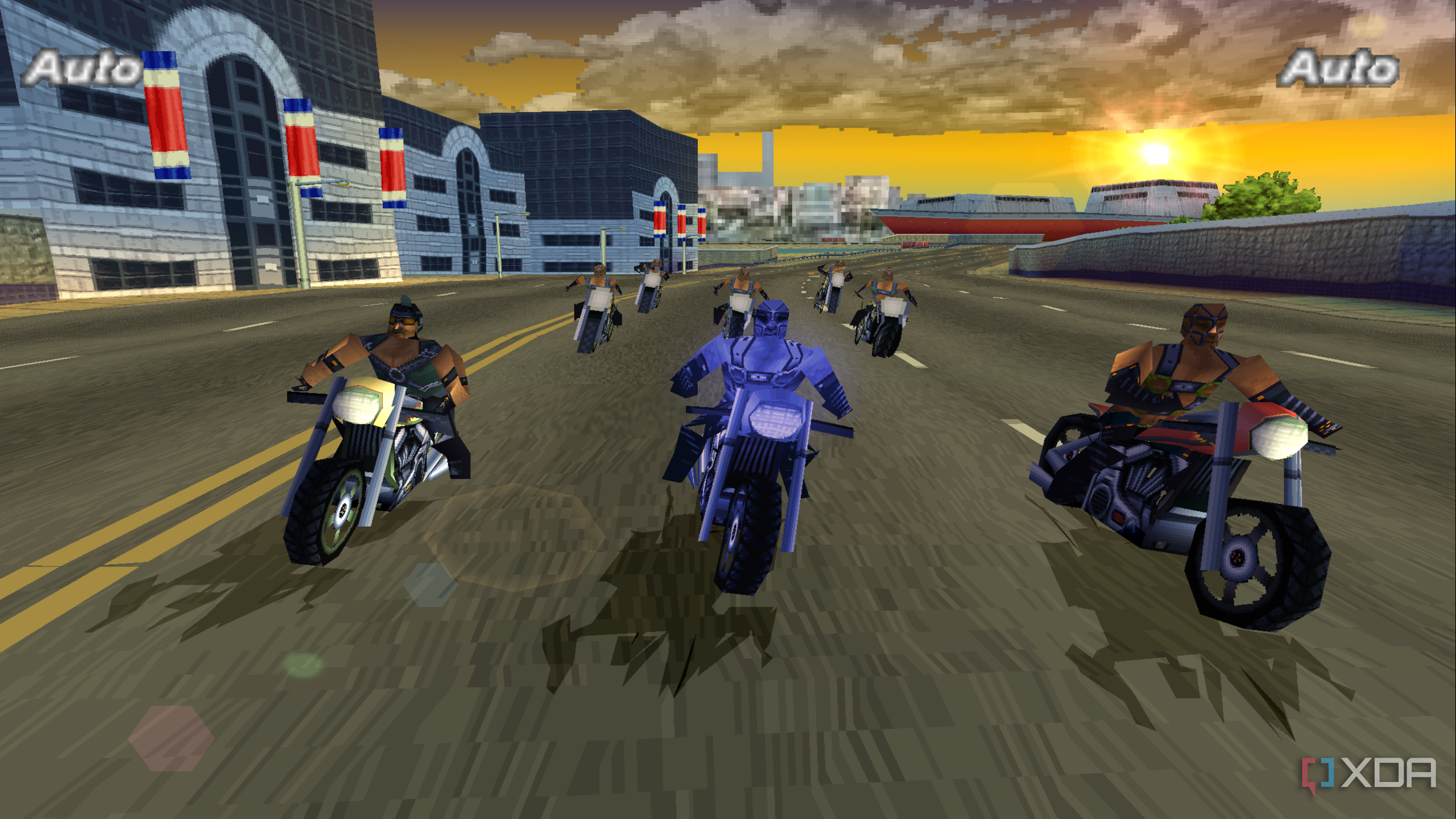 A race beginning in Road Rash: Jailbreak.