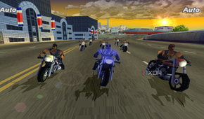A race beginning in Road Rash: Jailbreak.