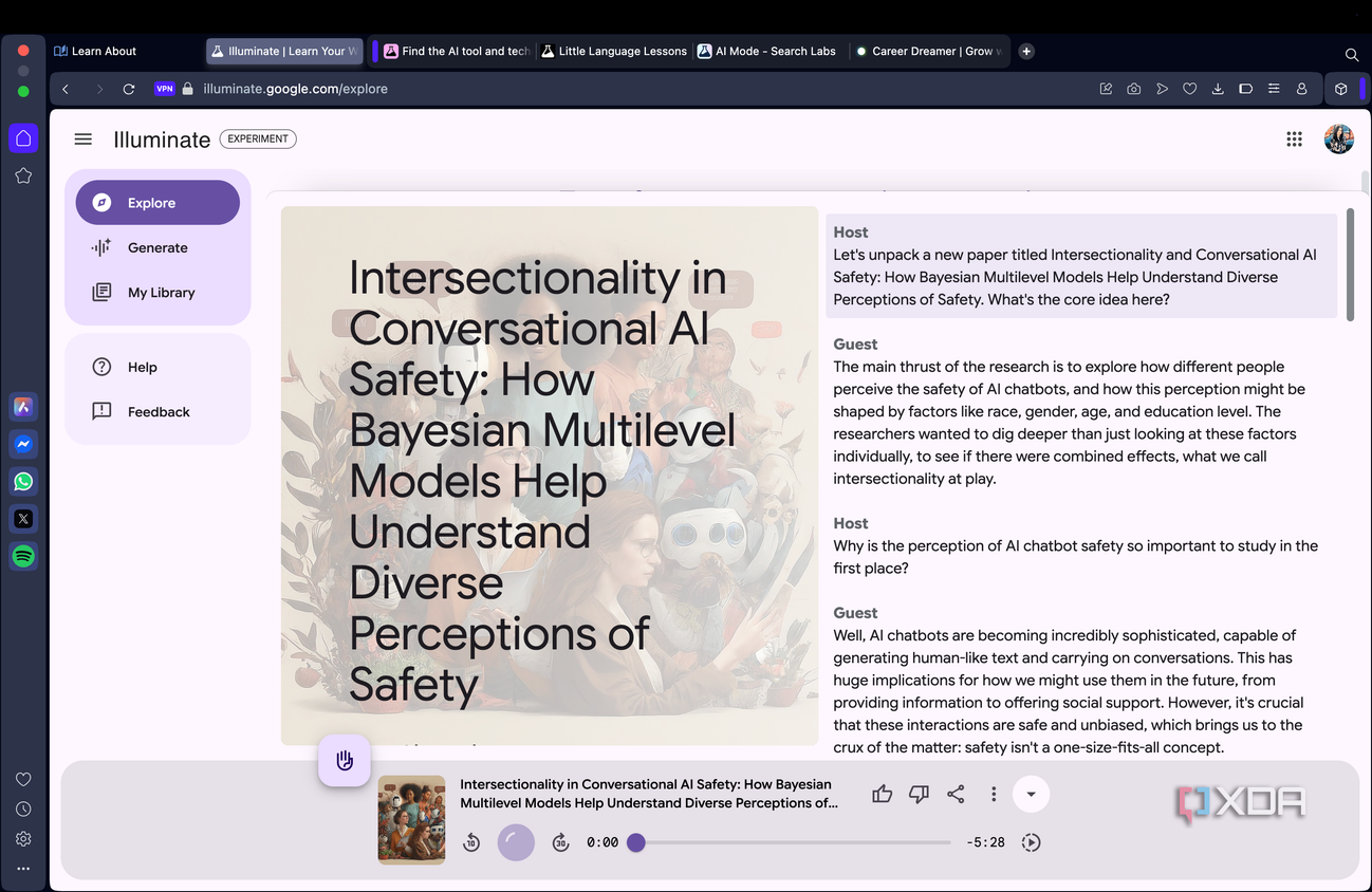 Illuminate AI generated podcast