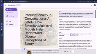 Illuminate AI generated podcast
