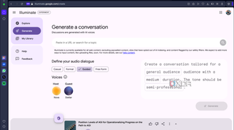 Illuminate generate overview presentation