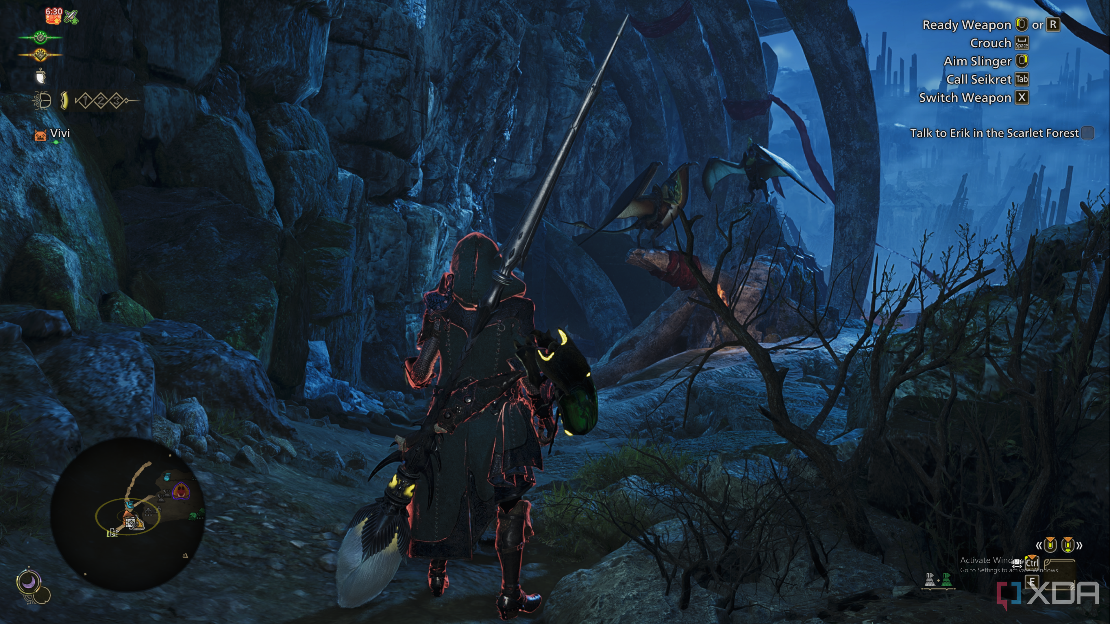 Monster Hunter Wilds with DLSS4 enabled