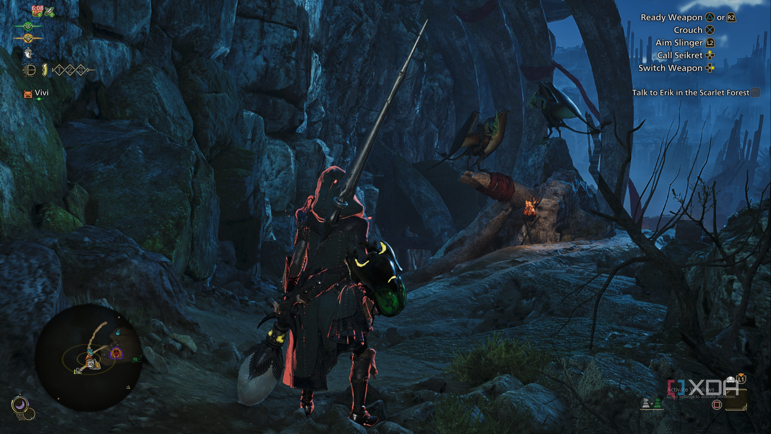 Monster Hunter Wilds with DLSS 4 and Frame-Gen enabled