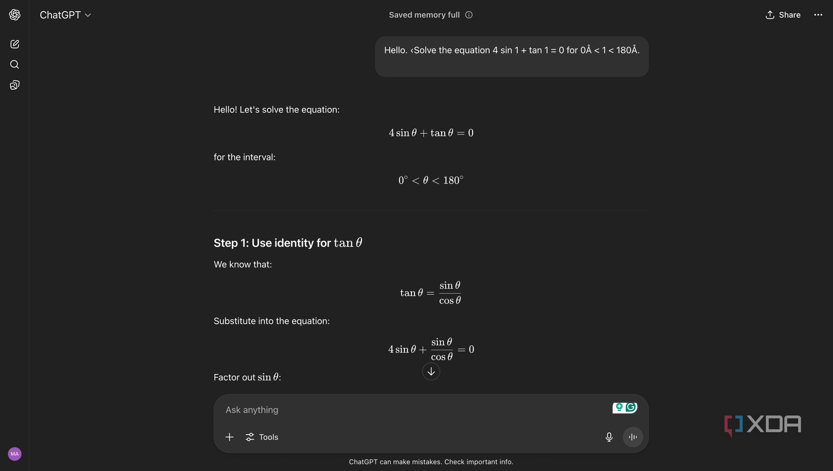 chatgpt standard mode