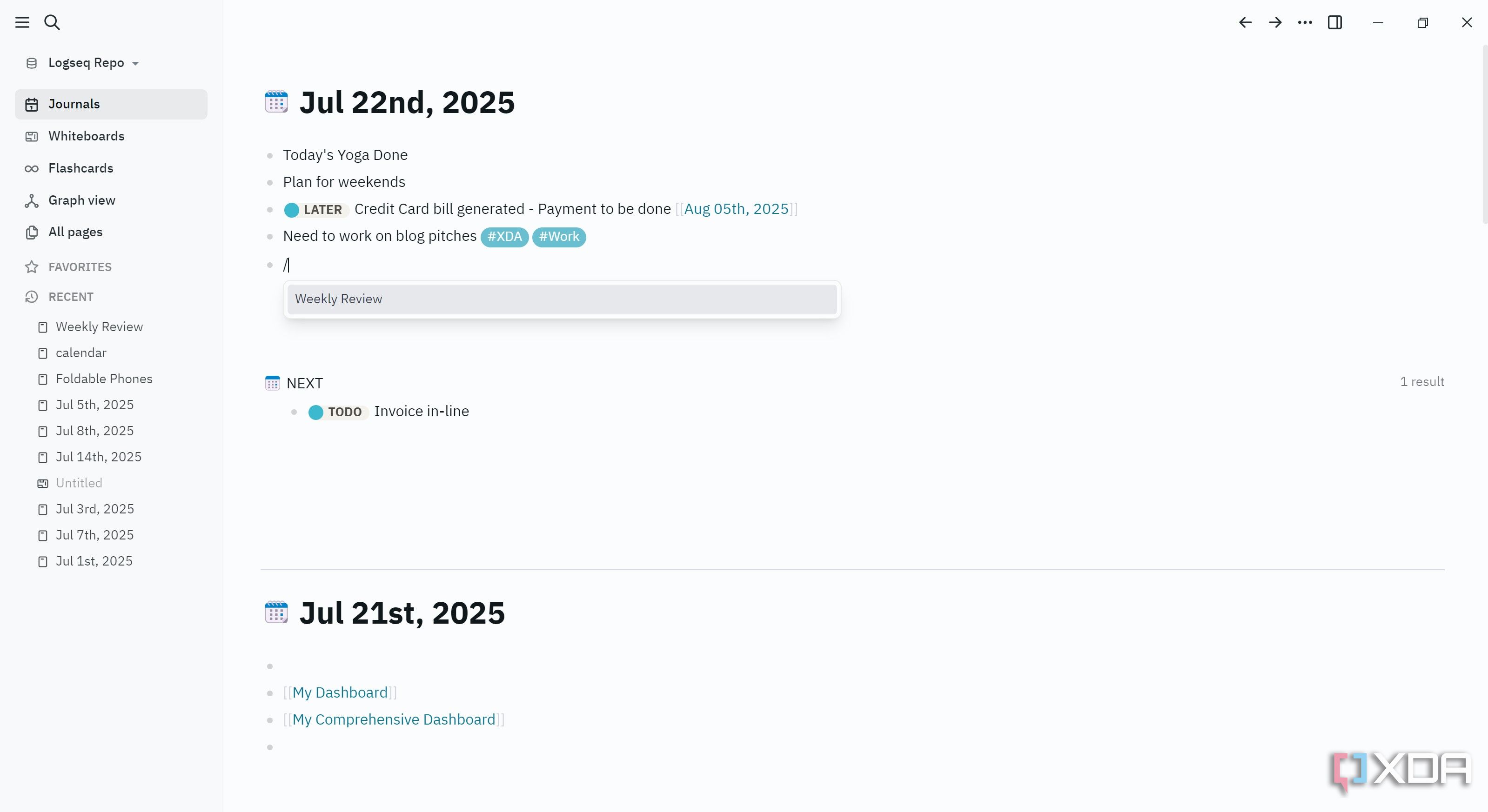 3 ways I use automation to supercharge my Logseq journaling