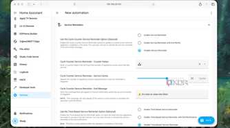 Adding Service Reminders in Automation