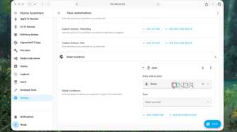 Setting Global Conditions in Automation