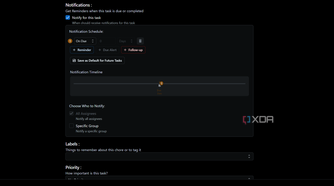 setting reminders in donetick