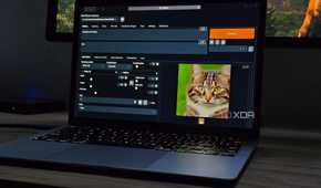 MacBook Air running Stable Diffusion Web UI with an AI generated image of a cat