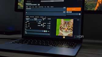 MacBook Air running Stable Diffusion Web UI with an AI generated image of a cat