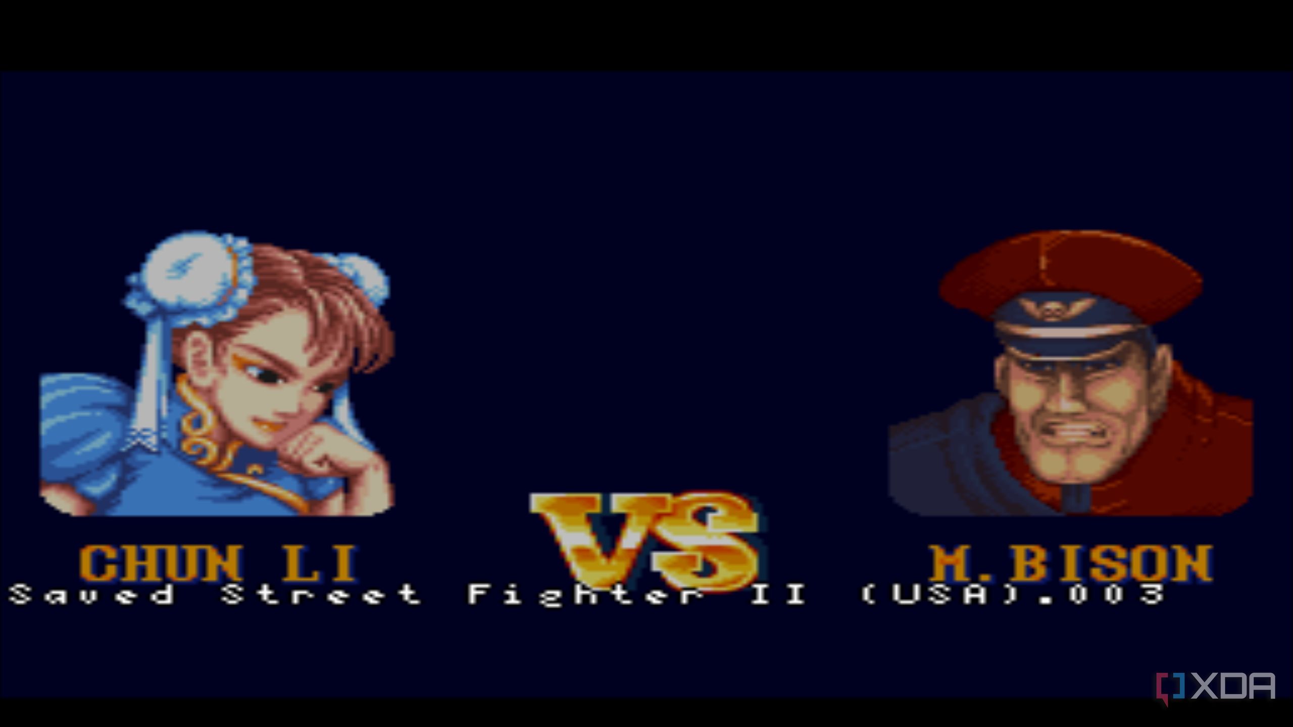 M. Bison fight in Street Fighter II.