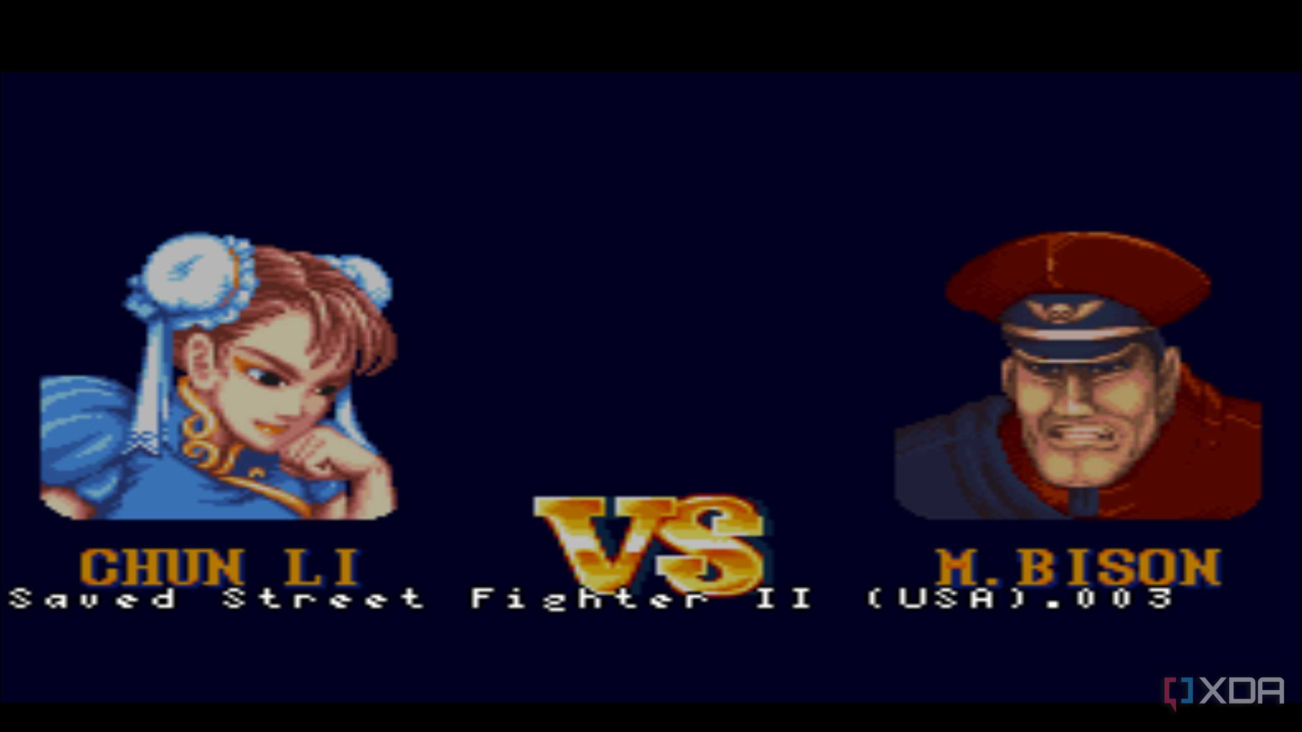 M. Bison fight in Street Fighter II.