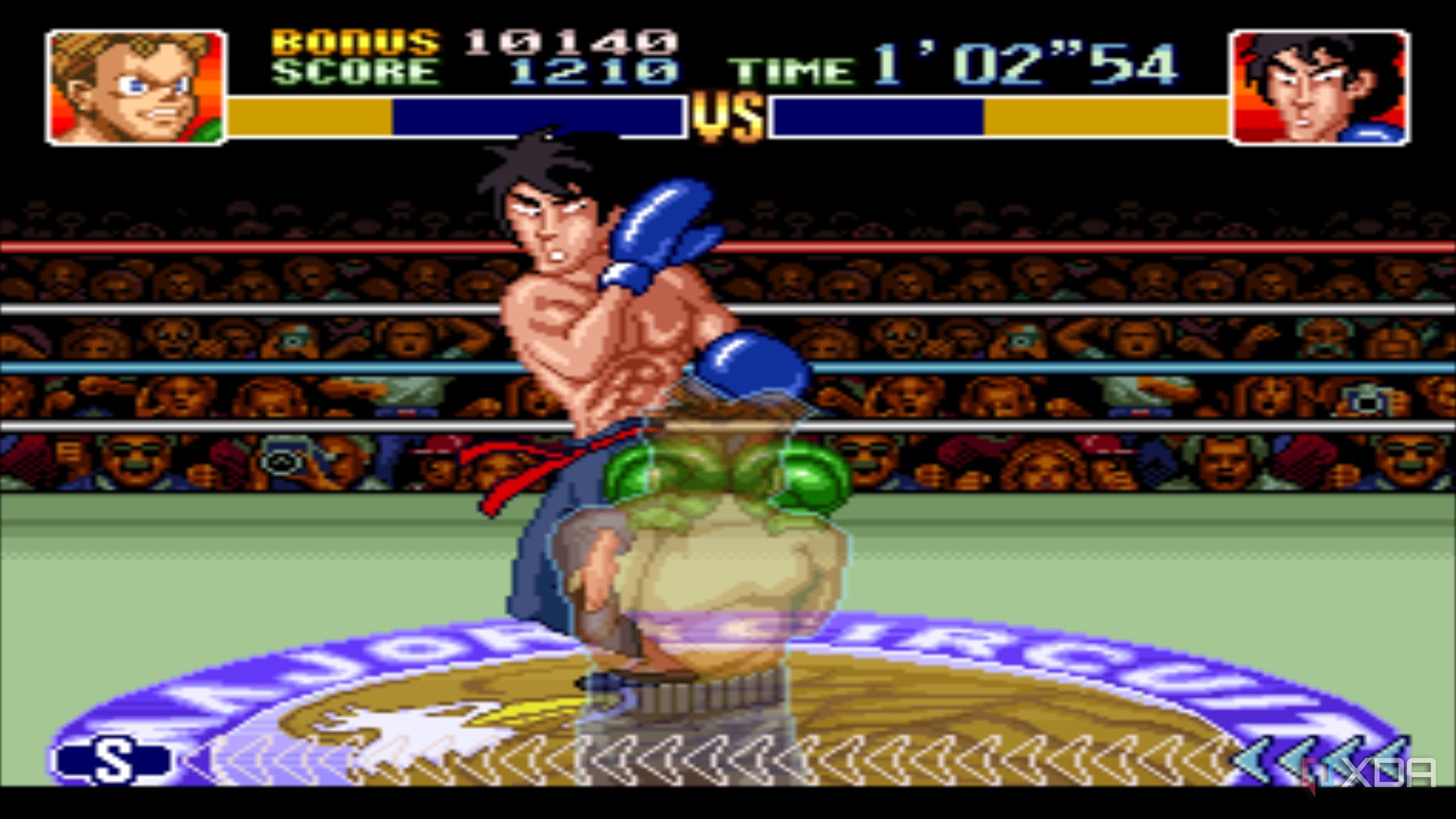 The fight against Dragon Chan in Super Punch Out!!