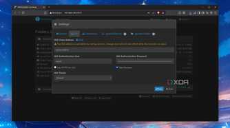 Setting a password in Syncthing