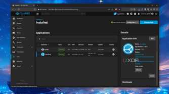 Opening the Syncthing web UI from TrueNAS Scale