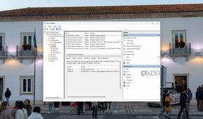Screenshot of Task Scheduler showing various tasks with multiple triggers defined, one of which being at logon