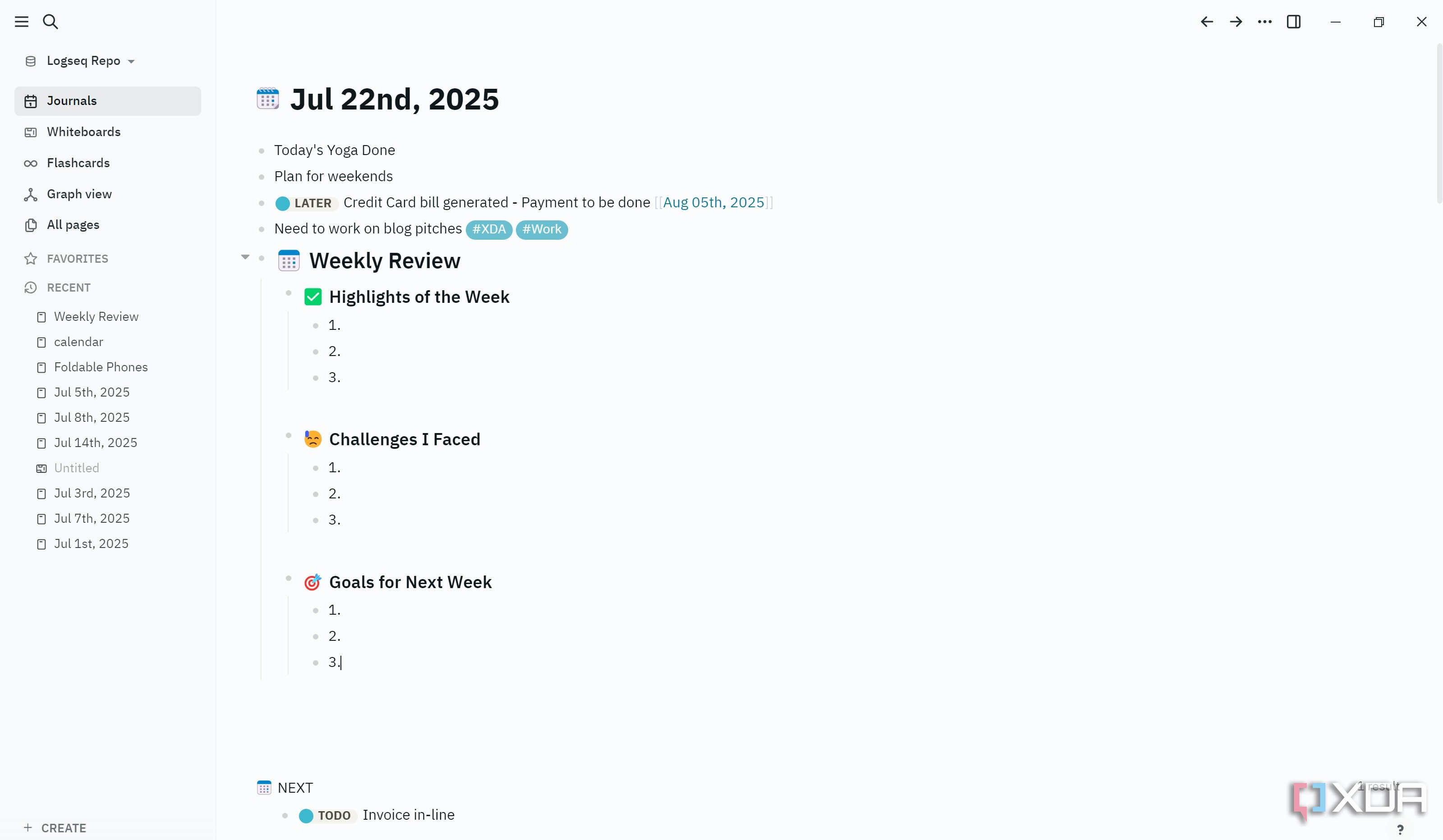 3 ways I use automation to supercharge my Logseq journaling