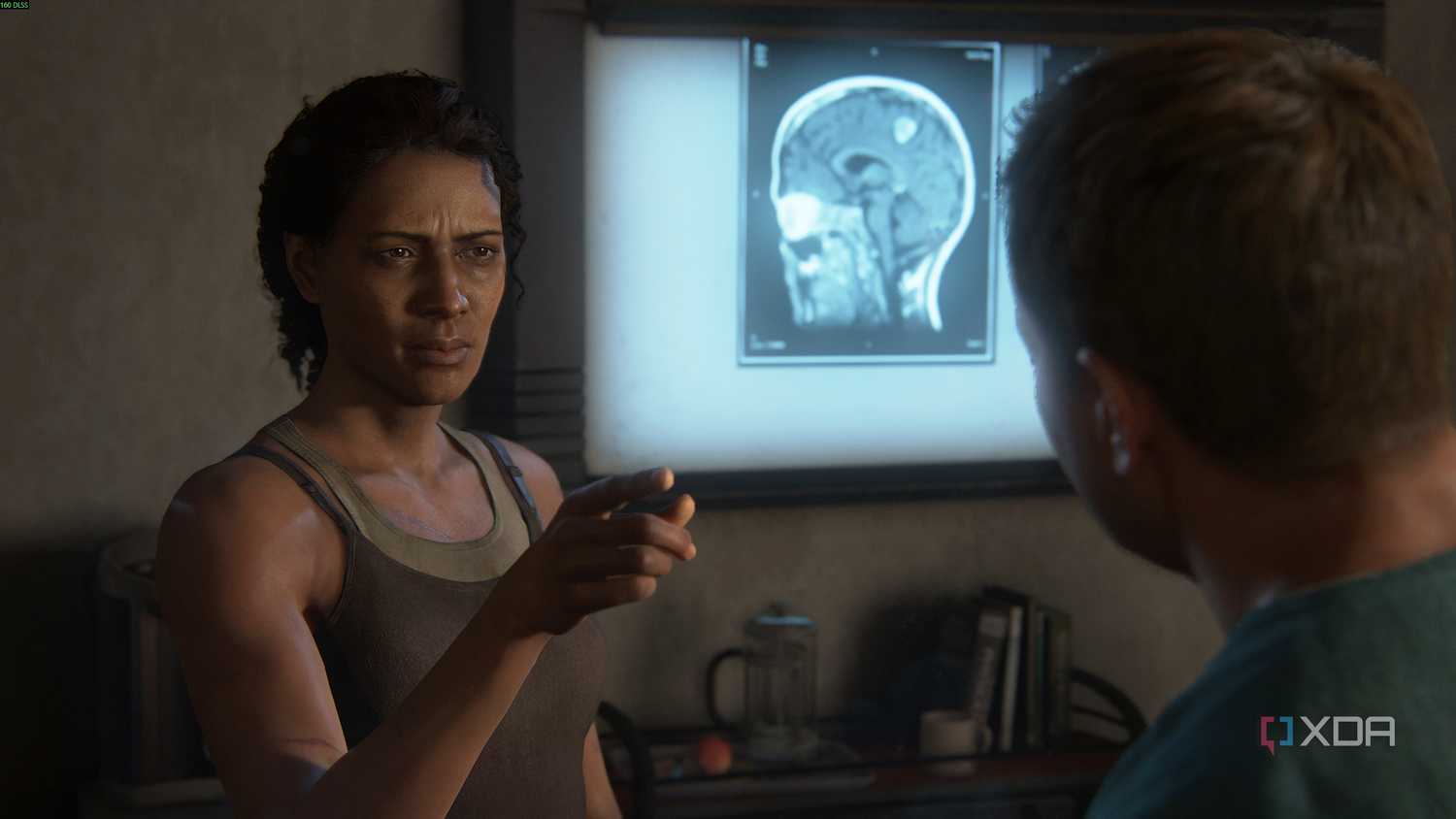 Marlene and Jerry talking in The Last of Us Part II.