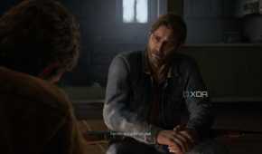 Joel and Tommy talking in The Last of Us Part II.