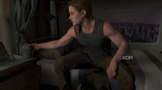 Ellie waking up on Seattle day 1 in The Last of Us Part II.