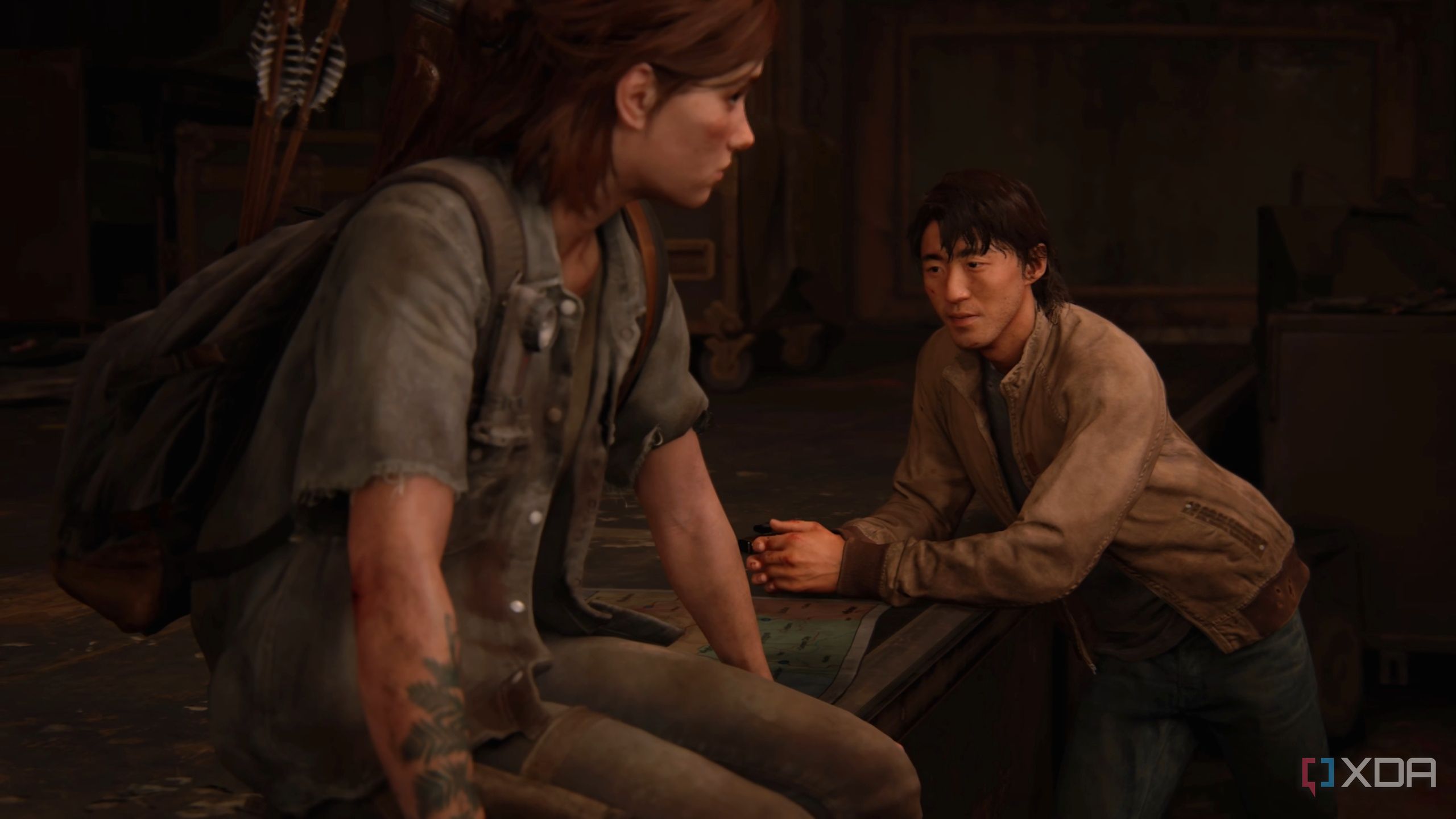 Jesse and Ellie in The Last of Us Part II Remastered.