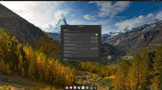 Screenshot of an Ubuntu desktop showing settings for the Tiling Shell extension