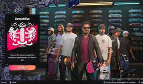 A screenshot of the online multiplayer lobby for Tony Hawk's Pro Skater 3+4