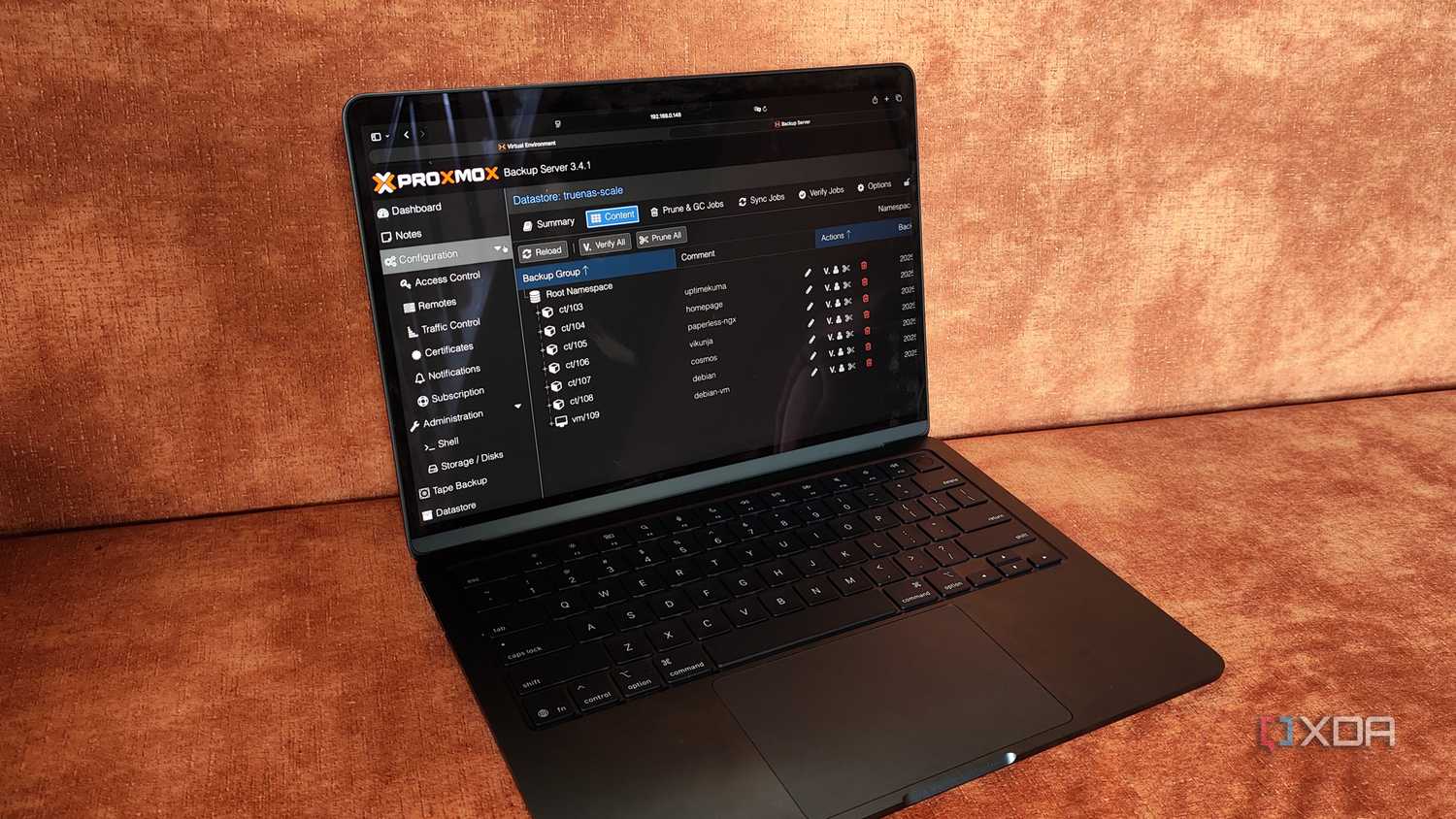 Accessing a PBS instance on a MacBook