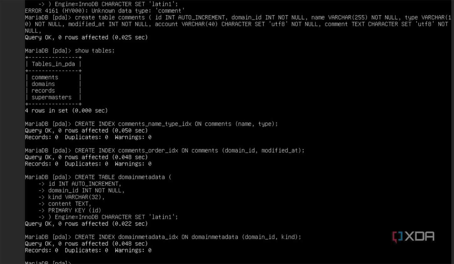 ubuntu-server-powerdns-mariadb-cli-database-creation