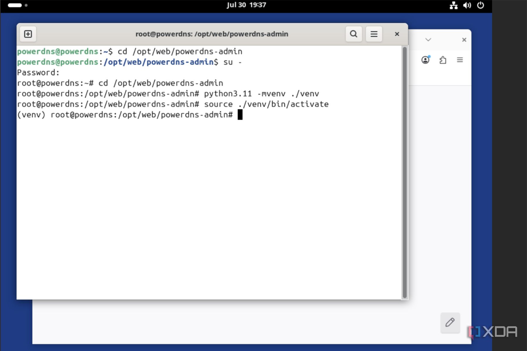 ubuntu-server-powerdns-python-venv