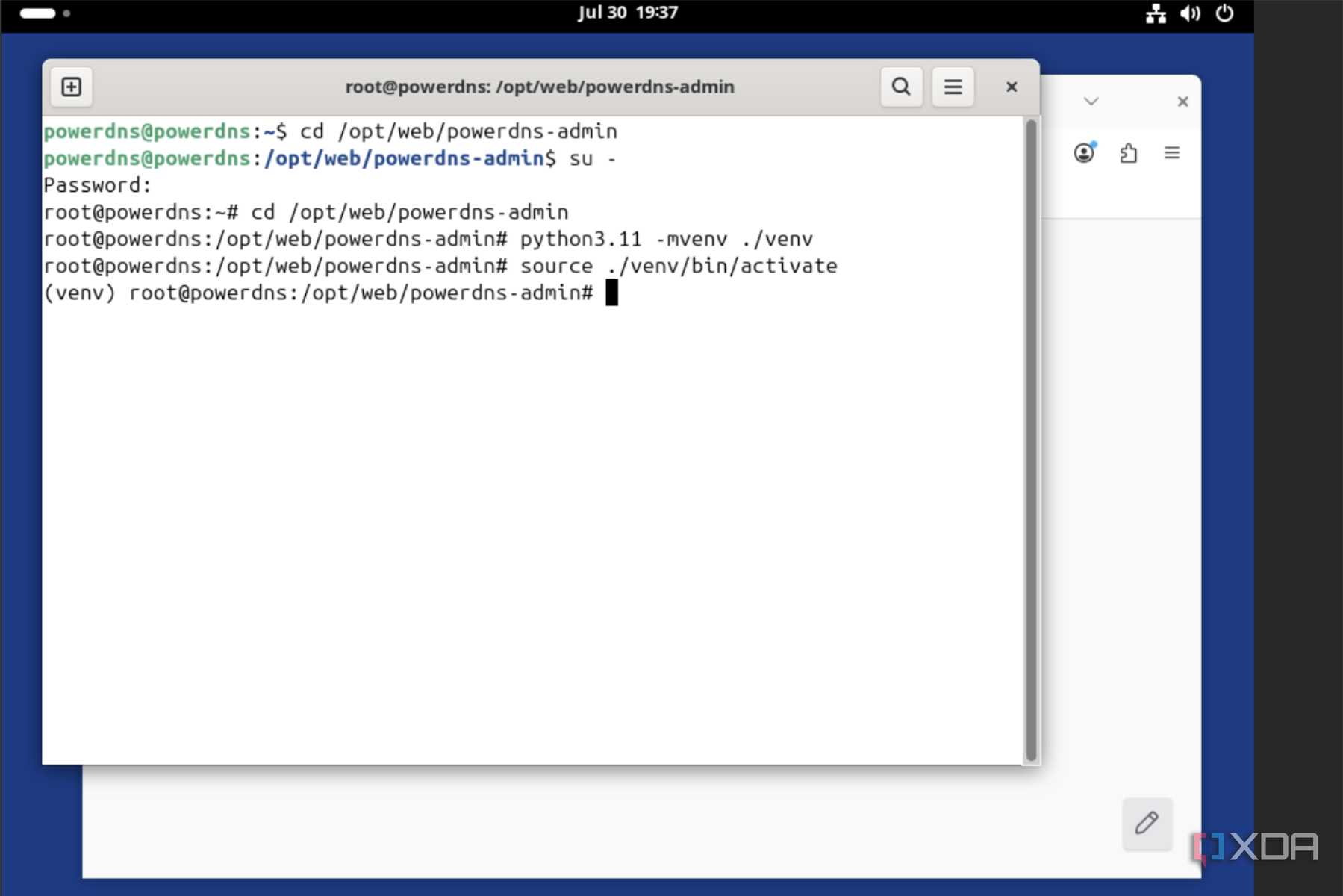 ubuntu-server-powerdns-python-venv