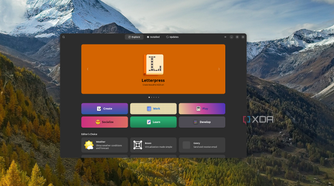 Screenshot of the Software app in Ubuntu after installing Flatpak
