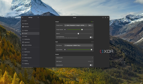 Screenshot of Ubuntu showing sound options in the Settings app