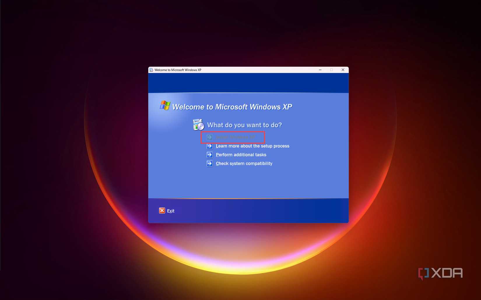 I tried running Windows XP on a modern laptop using a virtual machine ...