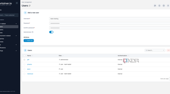 user and role settings in Portainer_4