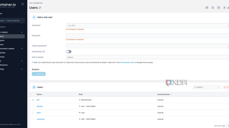 user and role settings in Portainer_5