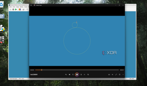Visions of Chaos playing fractal animation in Windows video player