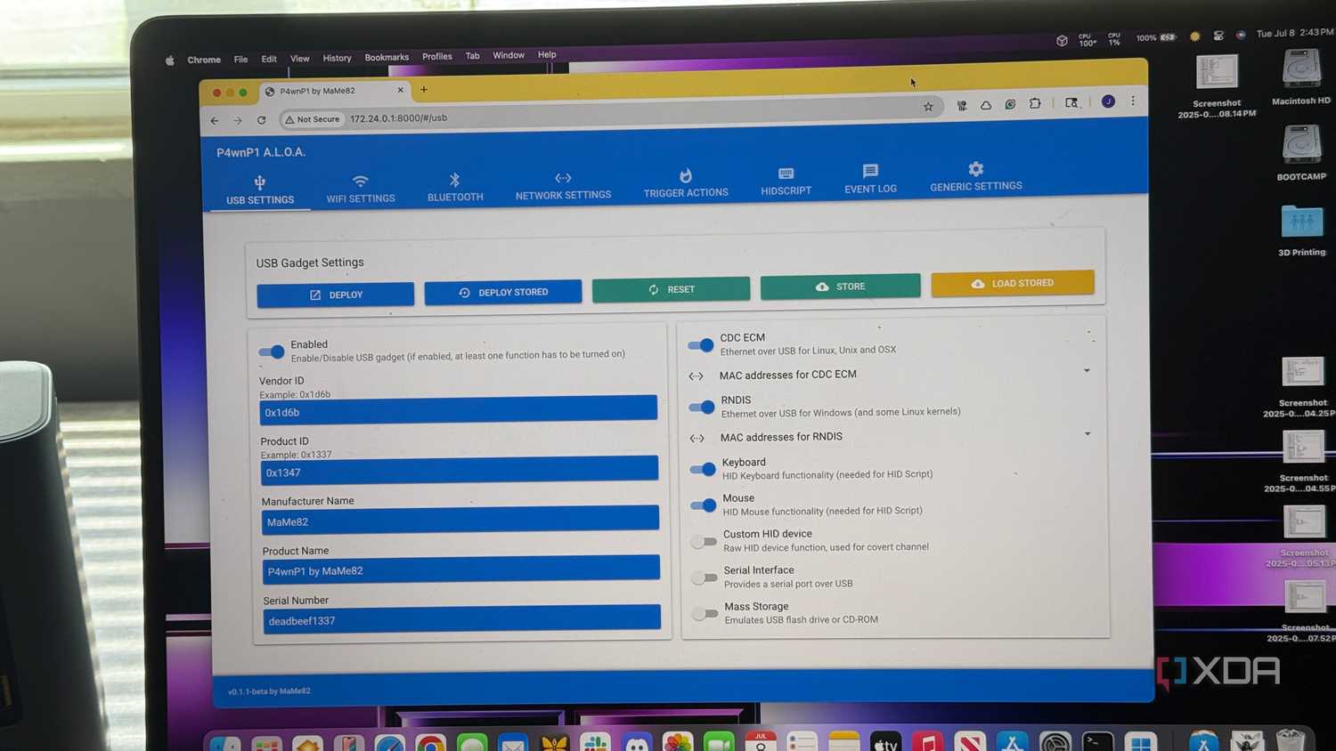 Web UI for P4wnP1_aloa