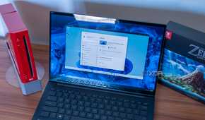 A Windows 11 laptop running Windows Sandbox showing the Settings app