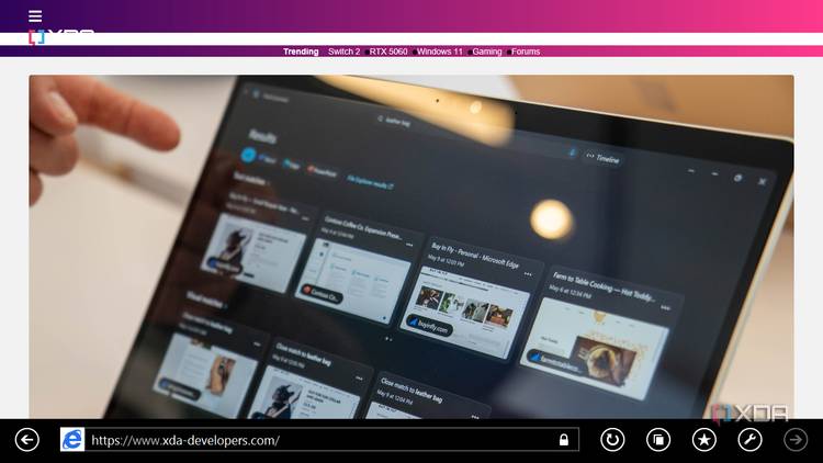 Windows 8 Internet Explorer