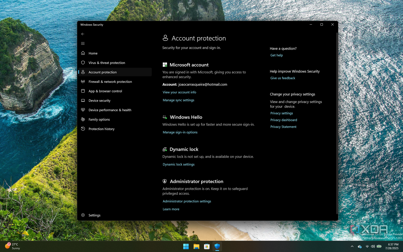 I replaced the old UAC with the new Windows Administrator Protection ...