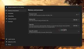 screenshot of wsl windows 11 app settings