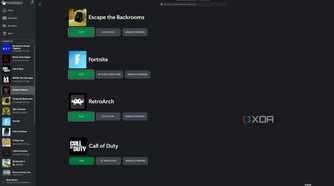 Steam, Epic, and BattleNet games on the Xbox PC app.