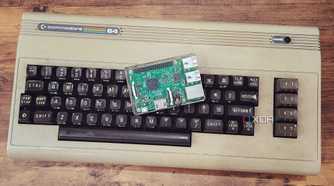 Raspberry Pi 3 and a Commodore 64