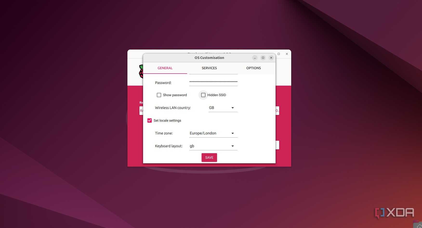 Raspberry Pi regional settings