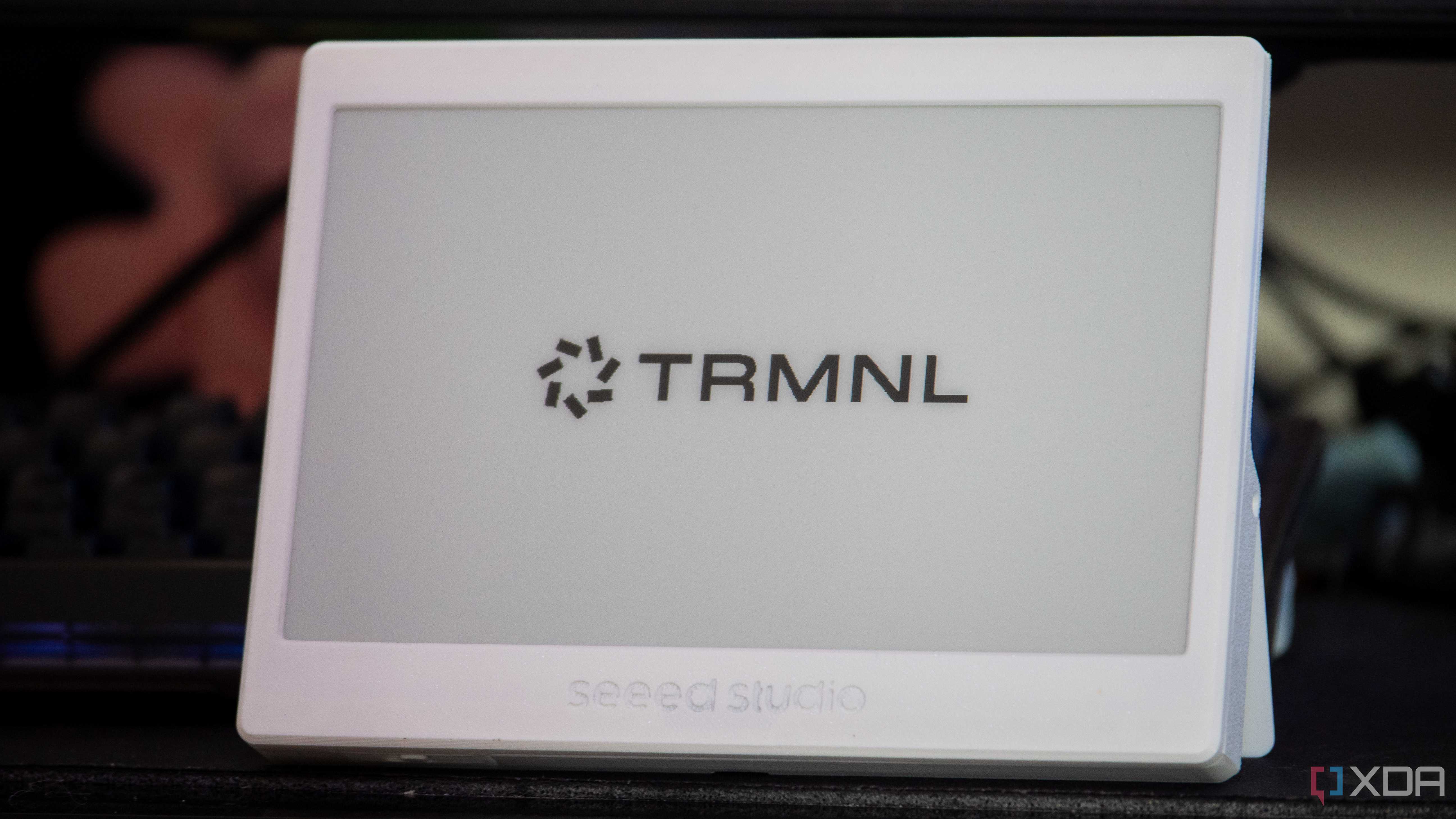 XIAO ePaper Panel showing the TRMNL logo
