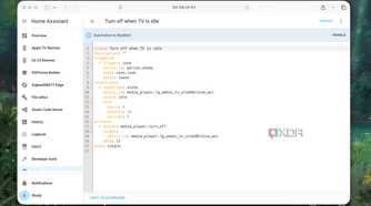 YAML file for turning off tv idle automation