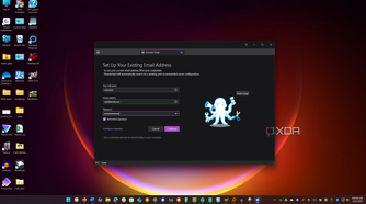 set up thunderbird account credentials