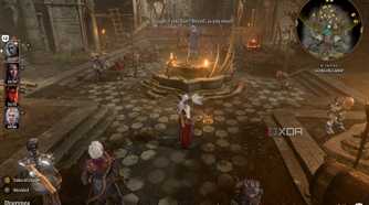 Baldur's Gate 3 running on the Dell 16 Premium laptop in 4K.