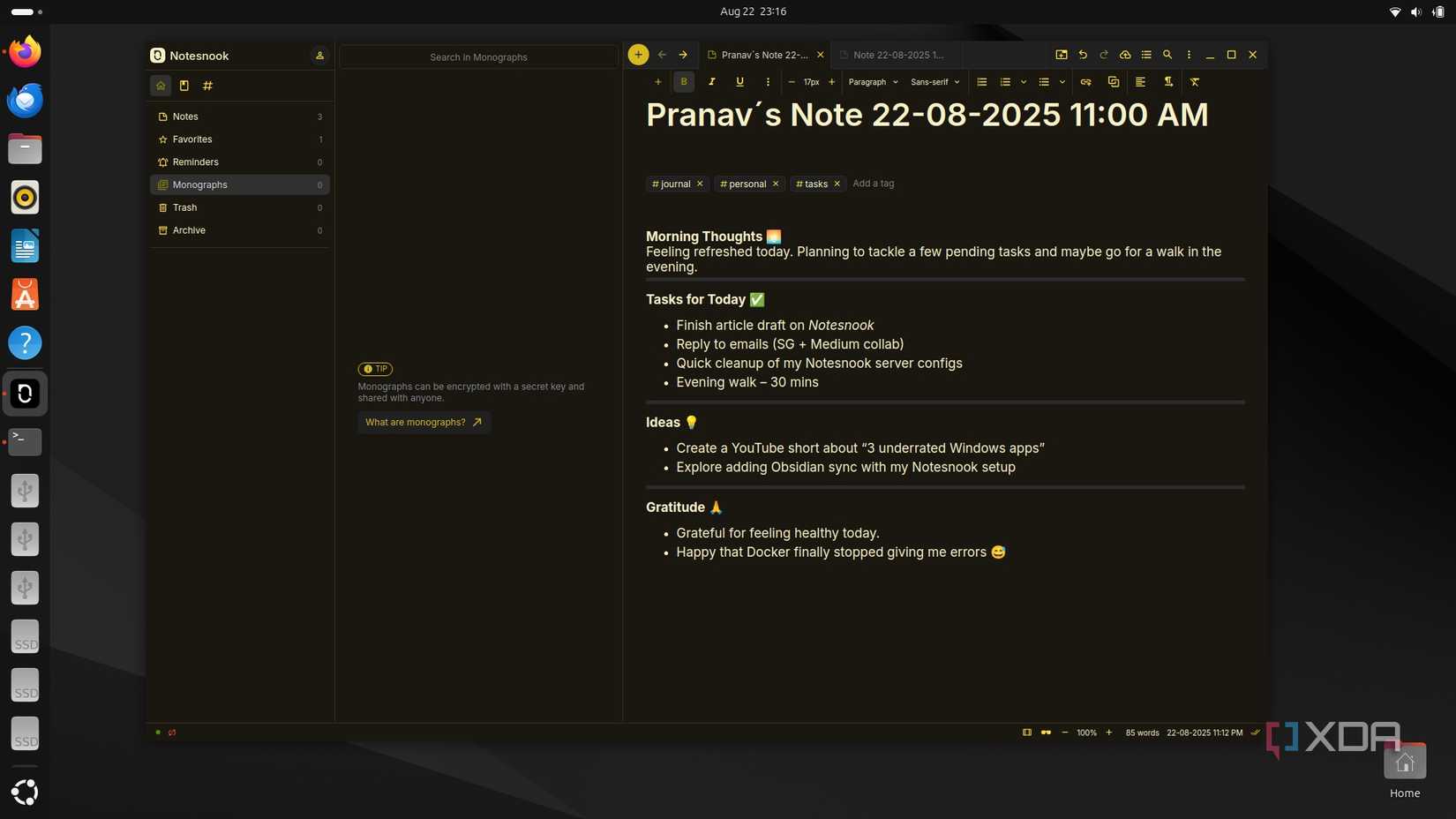 I ditched Google Keep for a self-hosted Notesnook instance, and it's ...